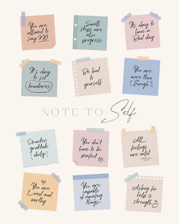 Picture of NOTE TO SELF