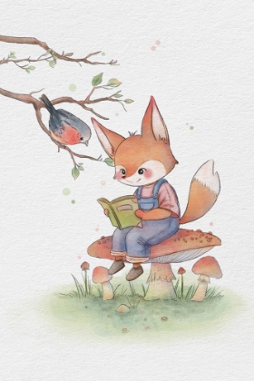 Picture of FOX AND BIRD ILLUSTRATION 2