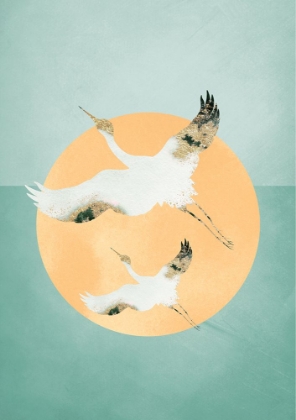 Picture of MINT GREEN SUN A CRANES