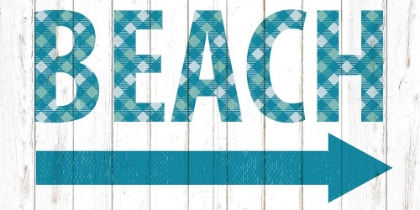 Picture of BEACH GINGHAM SIGN