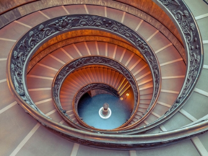 Picture of SPIRAL STAIRCASE AT THE VATICAN MUSEUM, ROME, ITALY