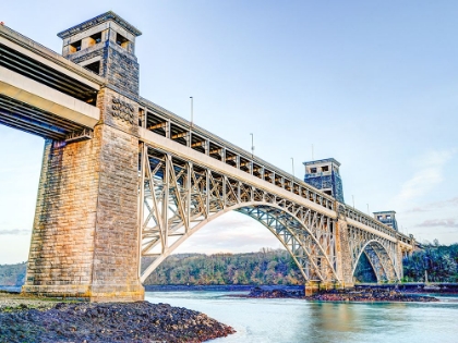 Picture of BRITANIA BRIDGE IN CONWY, NORTH WALES