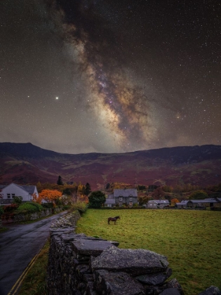 Picture of HORSE UNDER THE STRAS, GRANGE, BORROWDALE,-DISTRICT