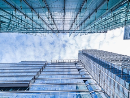 Picture of LOW ANGLE VIEW OF SKYSCRAPERS