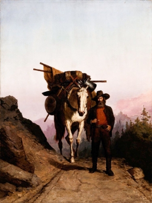 Picture of CALIFORNIA MINER WITH PACK HORSE
