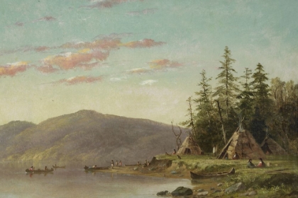 Picture of CHIPPEWA ENCAMPMENT ON THE UPPER MISSISSIPPI