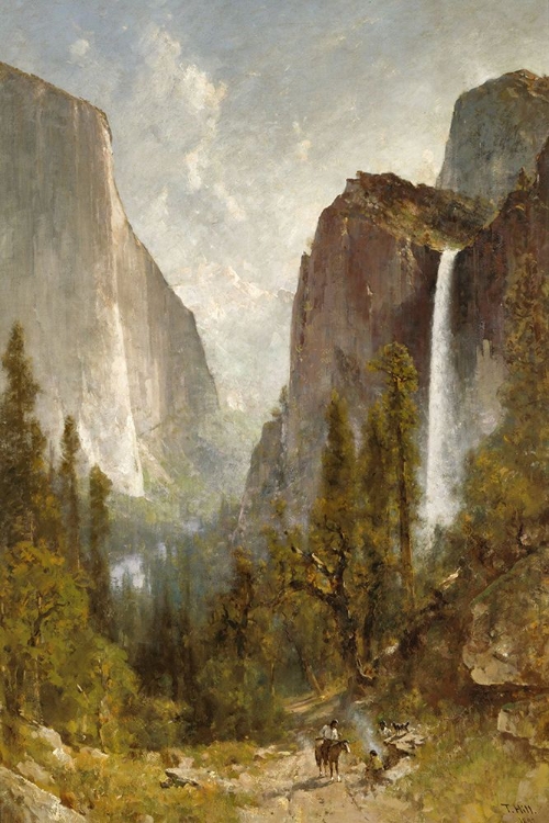 Picture of BRIDAL VEIL FALLS, YOSEMITE VALLEY