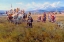 Picture of LEWIS AND CLARK REACH SHOSHONE CAMP LED BY SACAJAWEA