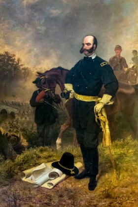 Picture of GENERAL AMBROSE BURNSIDE AT ANTIETAM