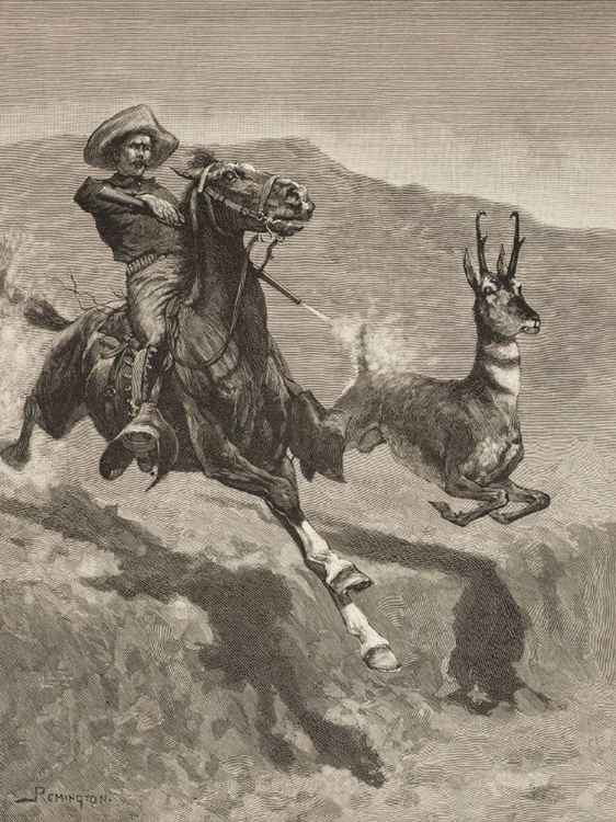 Picture of HUNTING THE PRONG HORN ANTELOPE IN CALIFORNIA