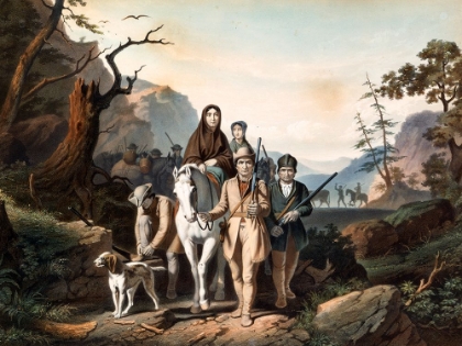 Picture of EMIGRATION OF DANIEL BOONE AND HIS FAMILY