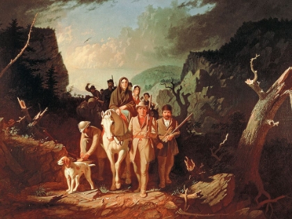Picture of DANIEL BOONE ESCORTING SETTLERS