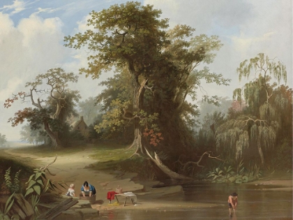 Picture of LANDSCAPE WITH RURAL SCENE