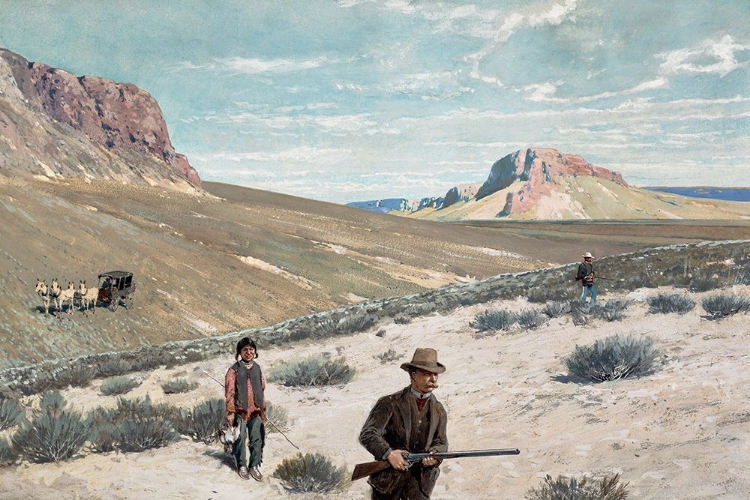 Picture of SAGE COCK SHOOTING IN MONTANA