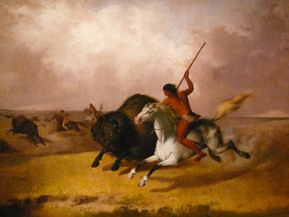 Picture of BUFFALO HUNT ON THE SOUTHWESTERN PLAINS