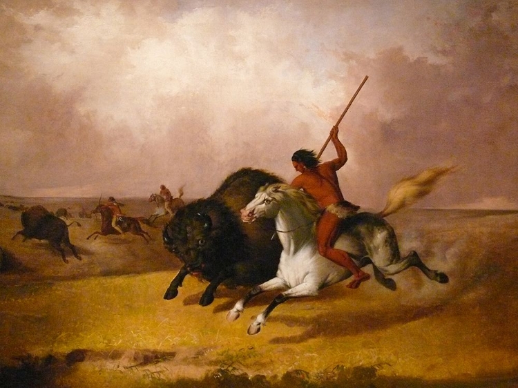 Picture of BUFFALO HUNT ON THE SOUTHWESTERN PLAINS