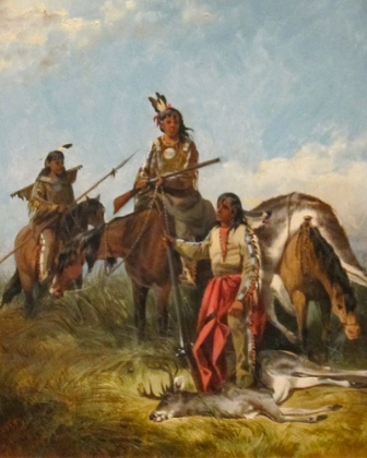 Picture of INDIANS HUNTING