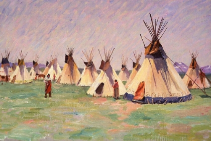 Picture of TEPEES ON THE PRAIRIE