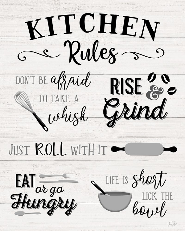 Picture of RULES OF THE KITCHEN