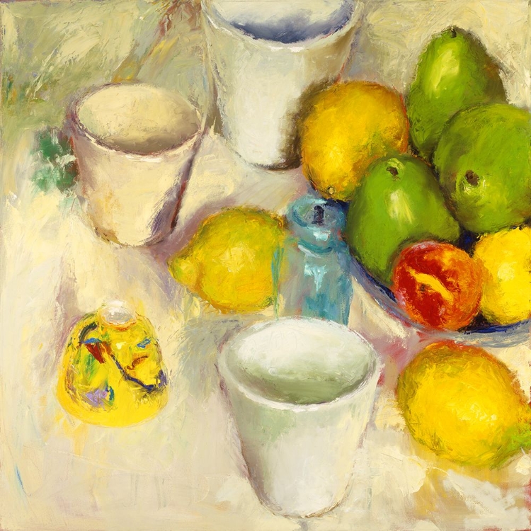 Picture of STILL LIFE WITH LEMONS AND PEARS