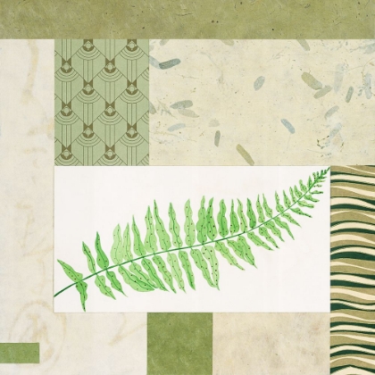 Picture of COLLAGE PANEL WITH FERN #2