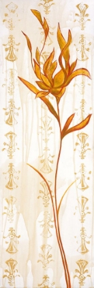 Picture of FLORAL ON WALLPAPER 1