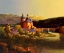Picture of SUNSET AT COLLONGES LA ROUGE