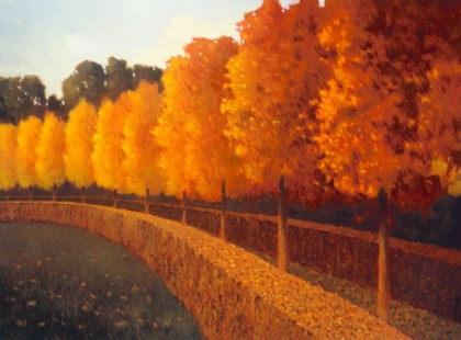 Picture of LINDEN TREES IN AUTUMN
