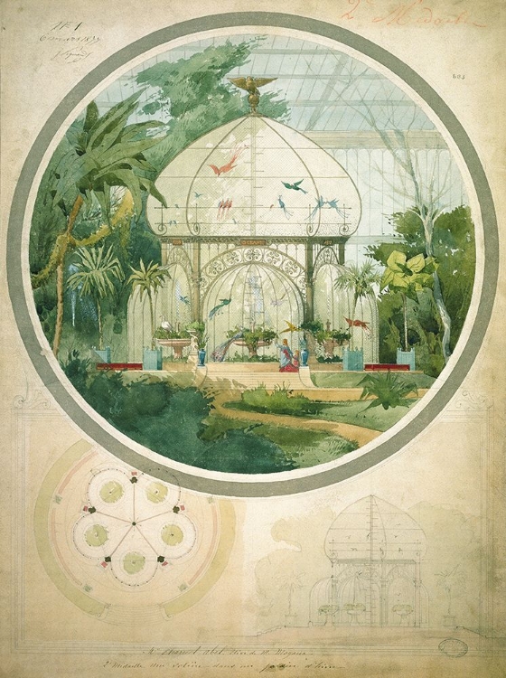 Picture of AVIARY IN A WINTERGARDEN