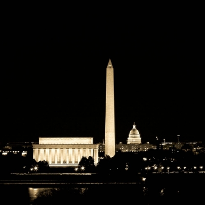 Picture of LINCOLN, WASHINGTON MONUMENT, CAPITOL
