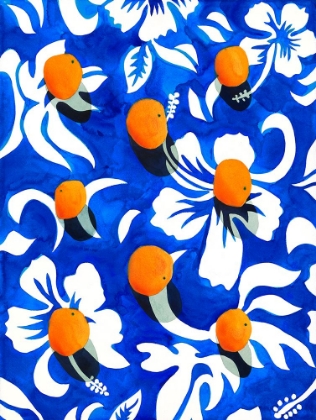 Picture of EIGHT ORANGES - TROPICALIA BLUE