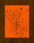 Picture of WENGE WOOD FLORAL 2-ORANGE