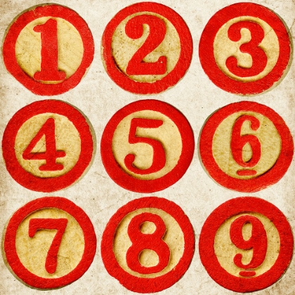 Picture of BINGO CHIPS ANTIQUED