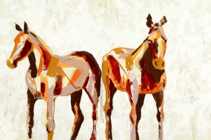 Picture of PAINTED HORSES 1