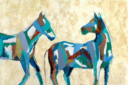Picture of PAINTED HORSES 2