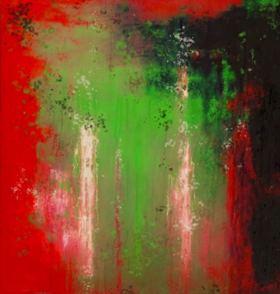 Picture of ABSTRACT RED GREEN