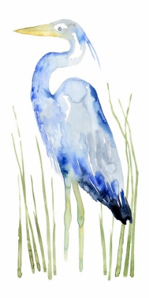 Picture of BLUE WATERCOLOR HERON I