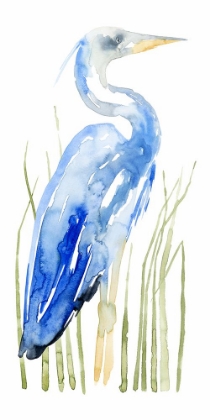 Picture of BLUE WATERCOLOR HERON II