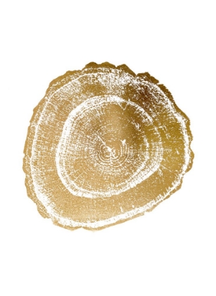Picture of PRINTED GOLD TREE RING III