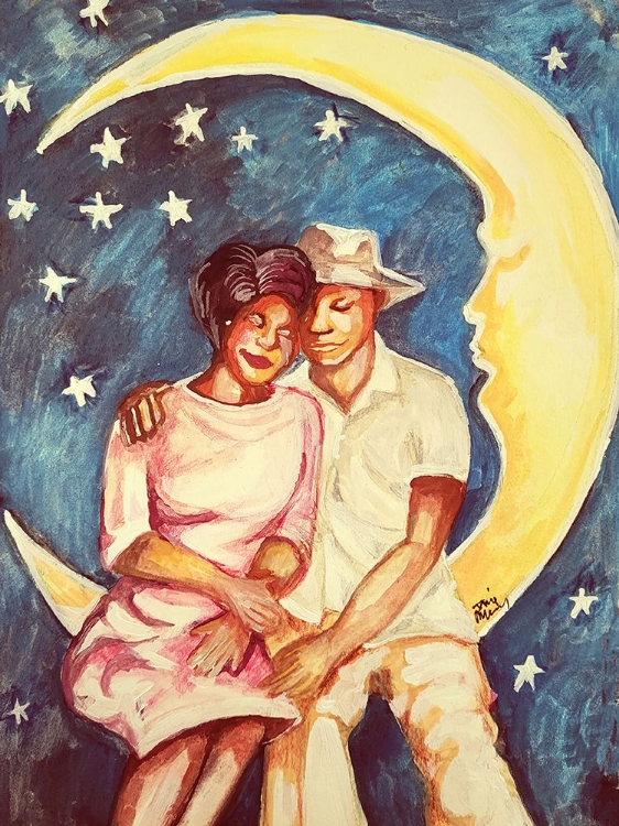 Picture of LOVE OVER THE MOON I