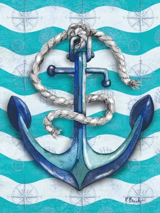 Picture of ANCHOR WAVE VERTICAL - TEAL