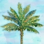 Picture of HANA PALM III - BLUE