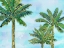 Picture of HANA PALM HORIZONTAL - BLUE