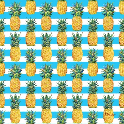 Picture of KONA PINEAPPLE REPEAT II - AZUL STRIPE