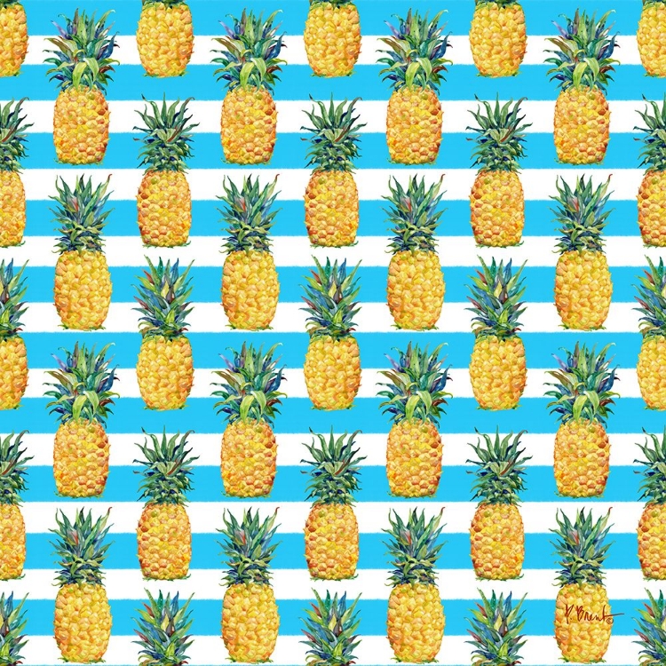 Picture of KONA PINEAPPLE REPEAT II - AZUL STRIPE