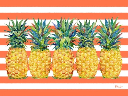 Picture of KONA PINEAPPLE HORIZONTAL - CORAL STRIPE