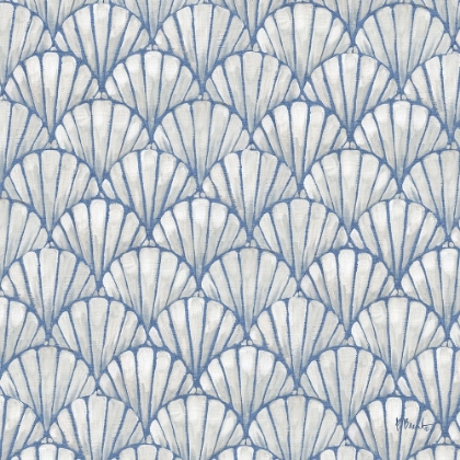 Picture of DECO SHELL PATTERN - PERIWINKLE