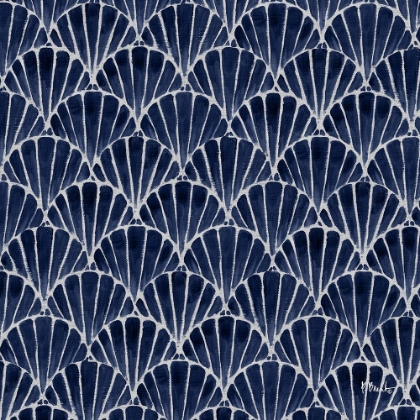 Picture of DECO SHELL PATTERN - NAVY