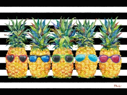 Picture of COOL KONA PINEAPPLE HORIZONTAL - BLACK STRIPE