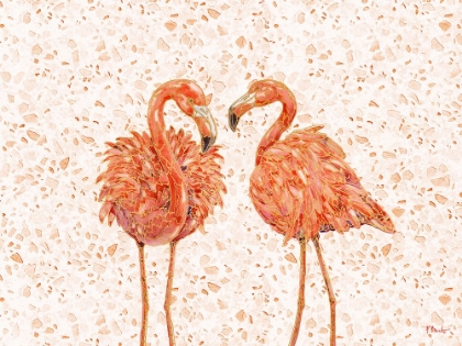 Picture of MARTINIQUE FLAMINGO HORIZONTAL - TERRAZZO